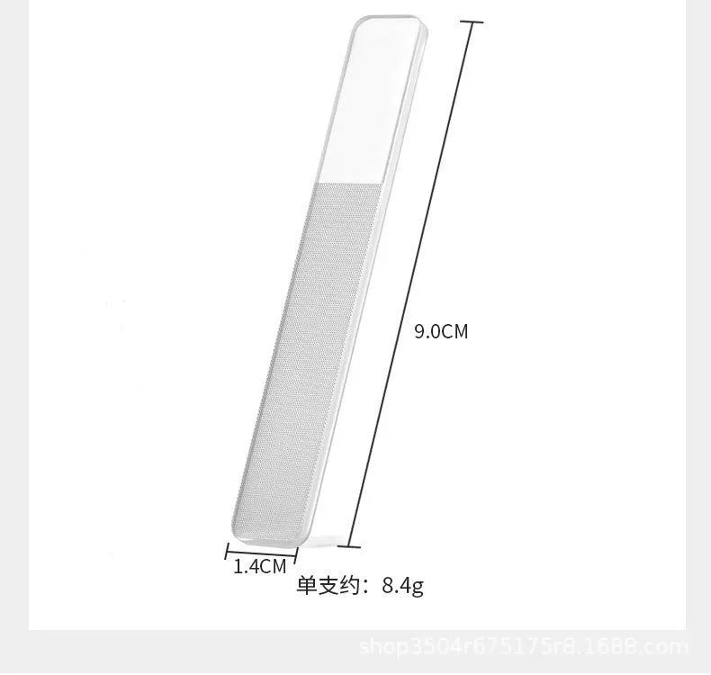 Nano Glass Nail Files Professional Polishing Manicure Art Tool  Washable Make Nails Brighten Easily Like Nail Polish