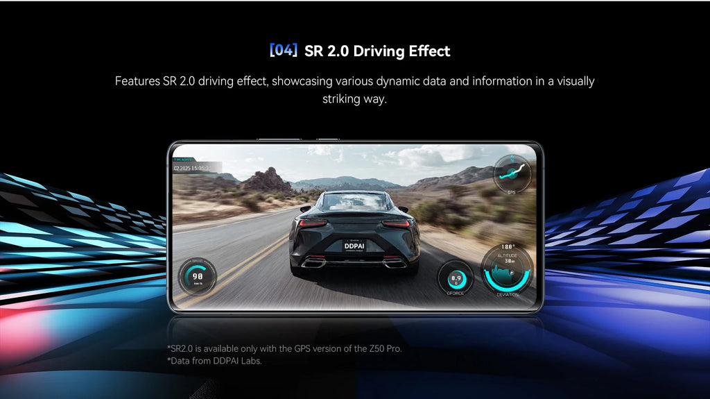 2025 New DDPAI Dash Cam Z50 Pro 4K Car DVR Night Vision 5GHz Wi-Fi GPS ADAS 24h Parking mode Support Front and Rear Camera Lootquake LLC