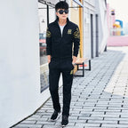 5XL 6XL Men's Plus Size Autumn Tracksuit Set THRIXINE