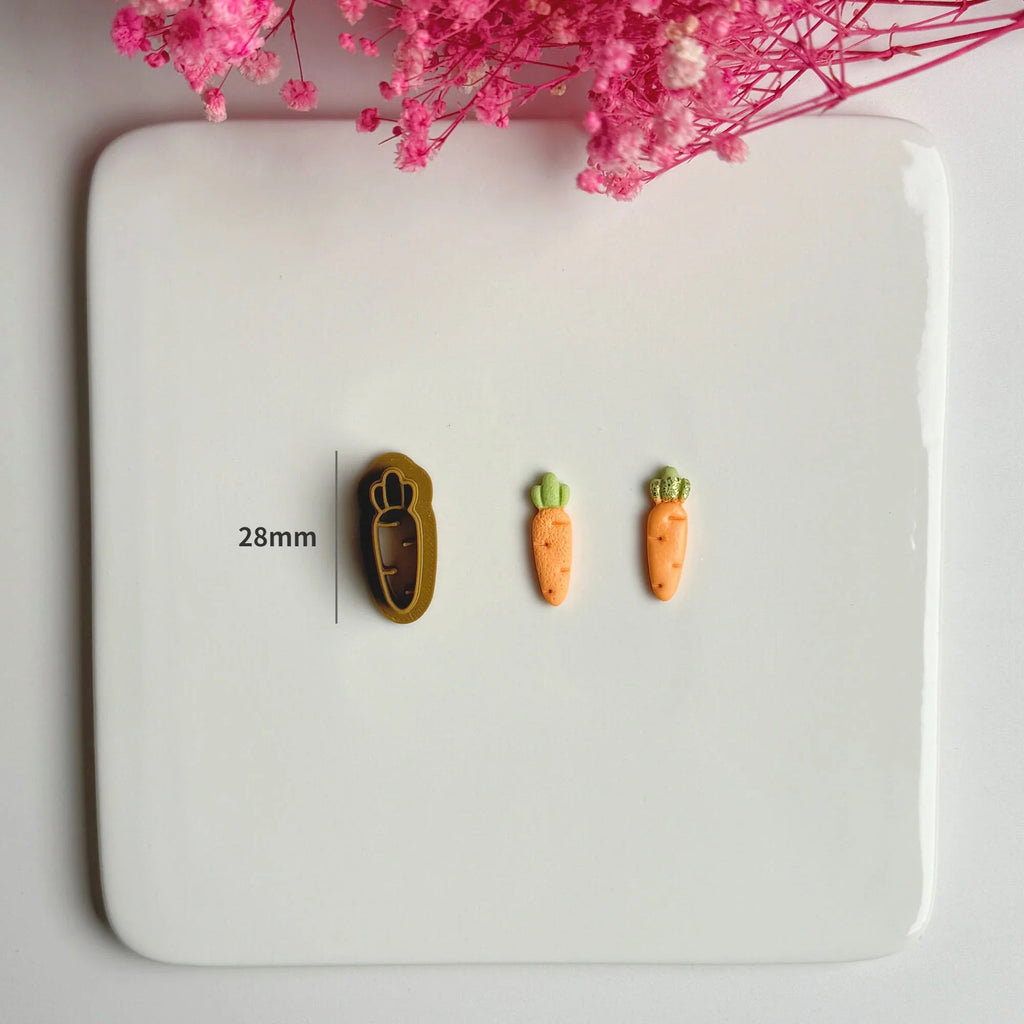 Easter Series Cute Cartoon Rabbit Carrot Shape Polymer Clay Cutters For DIY Earrings Jewelry Makings Embossing Cutting Die Lootquake LLC