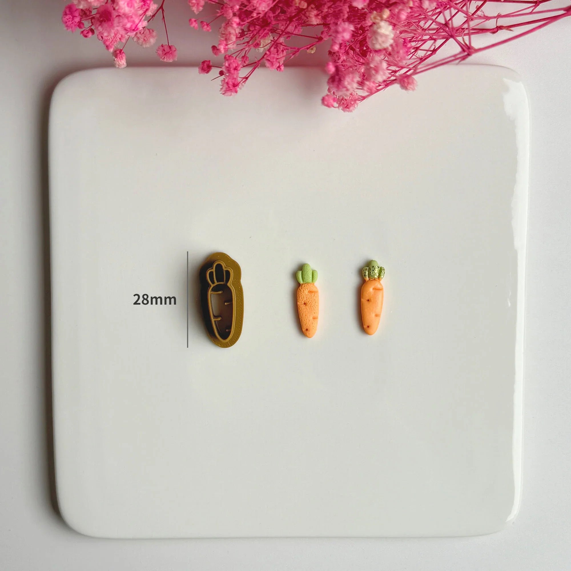 Easter Series Cute Cartoon Rabbit Carrot Shape Polymer Clay Cutters For DIY Earrings Jewelry Makings Embossing Cutting Die Lootquake LLC
