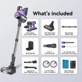 INSE S10 Cordless Vacuum Cleaner, 6-in-1 Stick Vacuum with 30Kpa 350W Suction, Max 50 Min Runtime Rechargeable Vacuum for Home