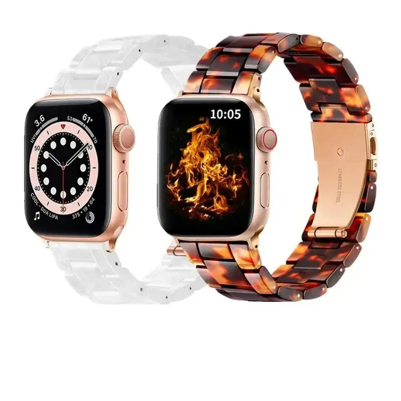 Apple Watch Resin Strap - Stylish Durable Modern Design - SJB-DIAMOND ELITES