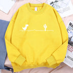 Network Malfunction Little Dinosaur Sweatshirts Men Women Casual Hoody Hip Hop Comfortable Streetwear Loose Warm Clothes Hoodies Lootquake LLC