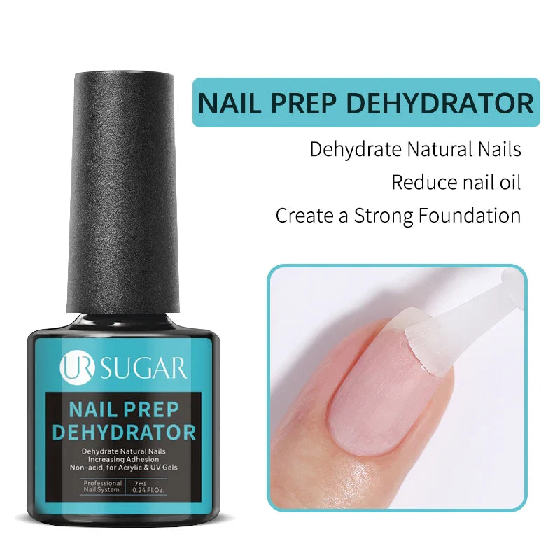UR SUGAR Blue Color Rubber Base Gel Nail Polish Gold Glitter Base Gel Top Coat Soak Off UV LED Gel Nail Art Varnish Manicure Lootquake LLC