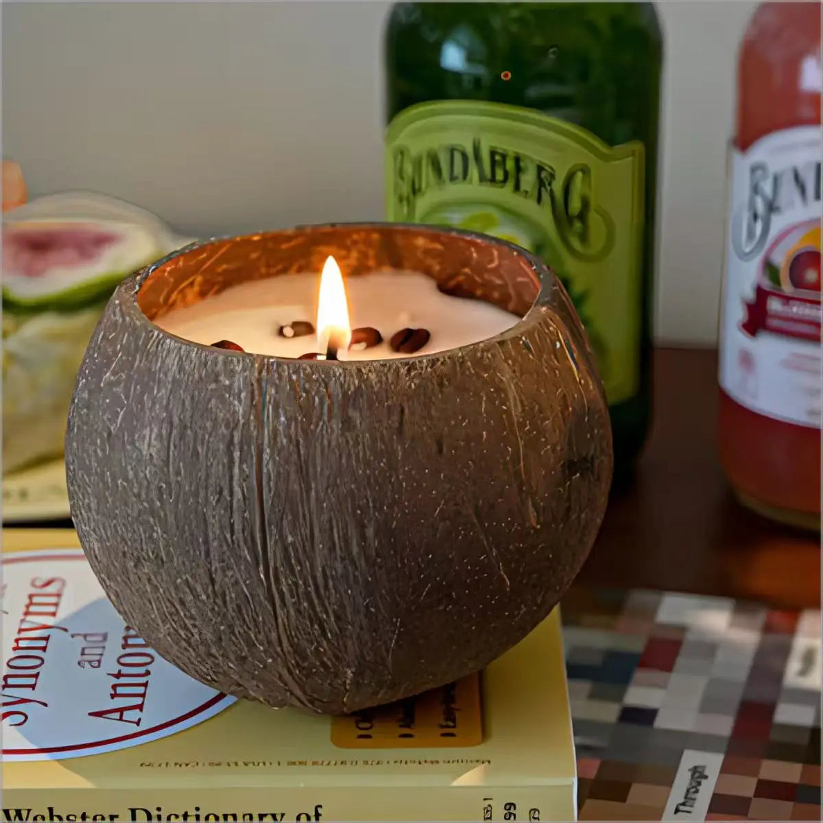 Coconut Husk Scented Candles Niche Advanced Fragrance Atmosphere Candle Bedroom Fragrance Decor Creative Souvenir Birthday Gift Lootquake LLC