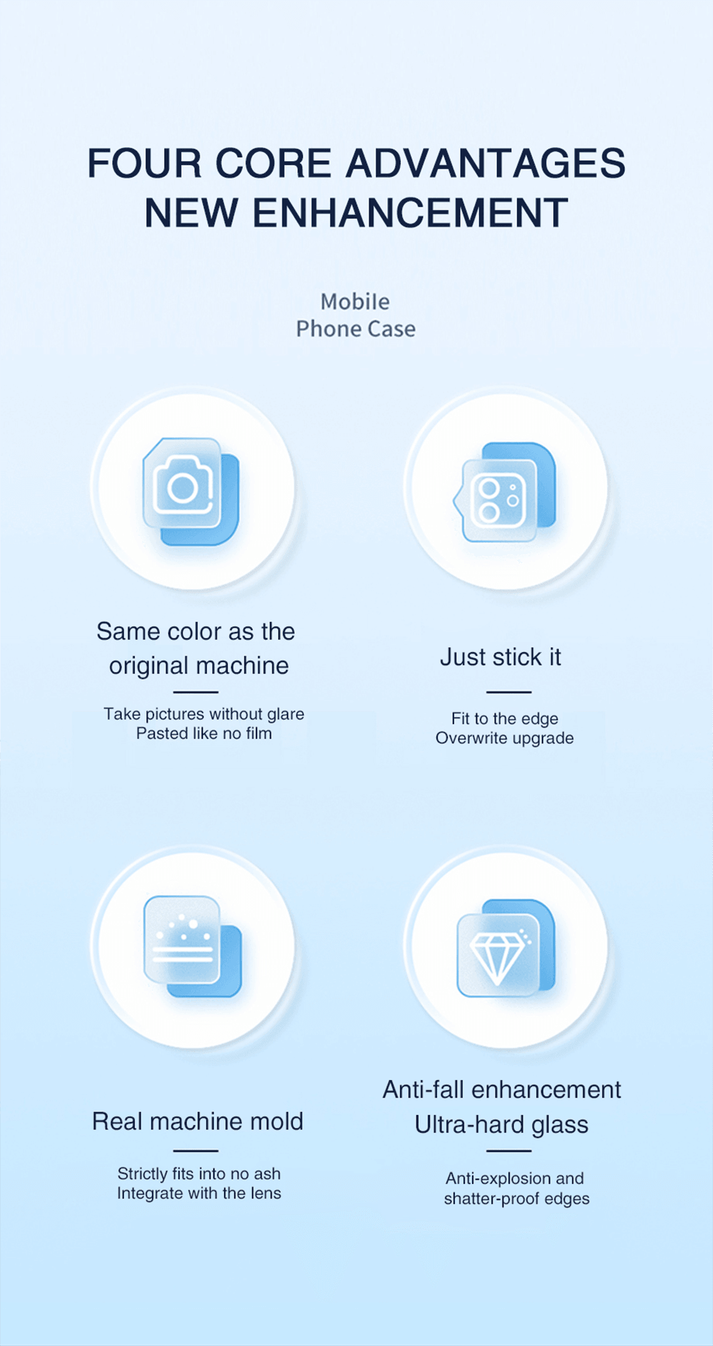 4Pc Camera Lens Protector For iPhone 14 13 12 Pro Max Full Cover Tempered Glass For iPhone 13 12 Mini Camera Protector Lens Film Camera Protective Glass For iphone Stevvex