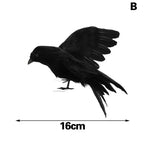 Halloween Decoracion Simulation Black Crow Raven Bird Repellent Pest Control Pigeon Repellent Event Party Bar Decoration Lootquake LLC