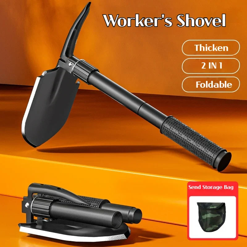 Multifunctional shovel for survival, etc THRIXINE