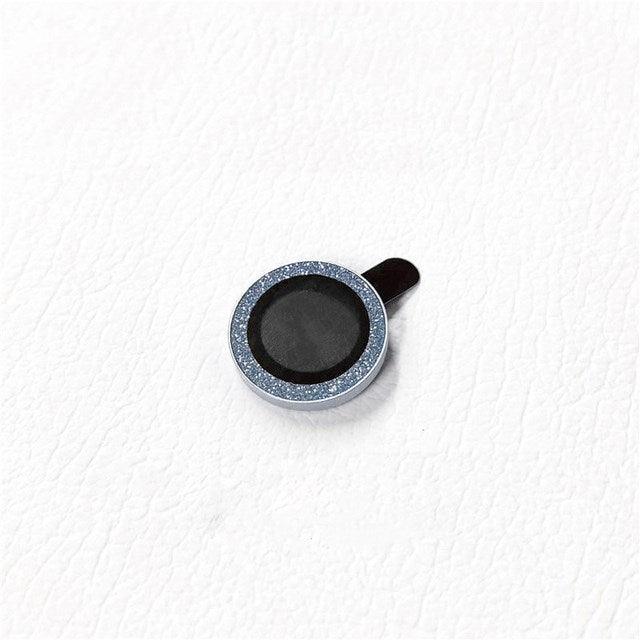 9H Tempered Glass Camera Cover Screen Protector Metal Individual Ring For iPhone Phone Glitter Camera Lens Protector Film For iPhone 14 13 12 11 Pro Max Luminous Lens Metal Glass Protective Cover Stevvex