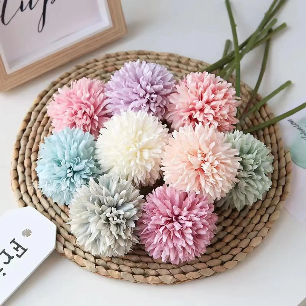 3/6Pc Hydrangea Artificial Flowers Bouquet Boho Home Bedroom Decor Wedding Decoration Craft Vases Flower Arrangement Accessories Lootquake LLC