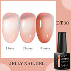 7ml Milky Jelly White Gel Nail Polish Natural Luster Long Lasting Nail Art All for Home DIY Manicure Soak Off UV LED Gel Vernis Lootquake LLC