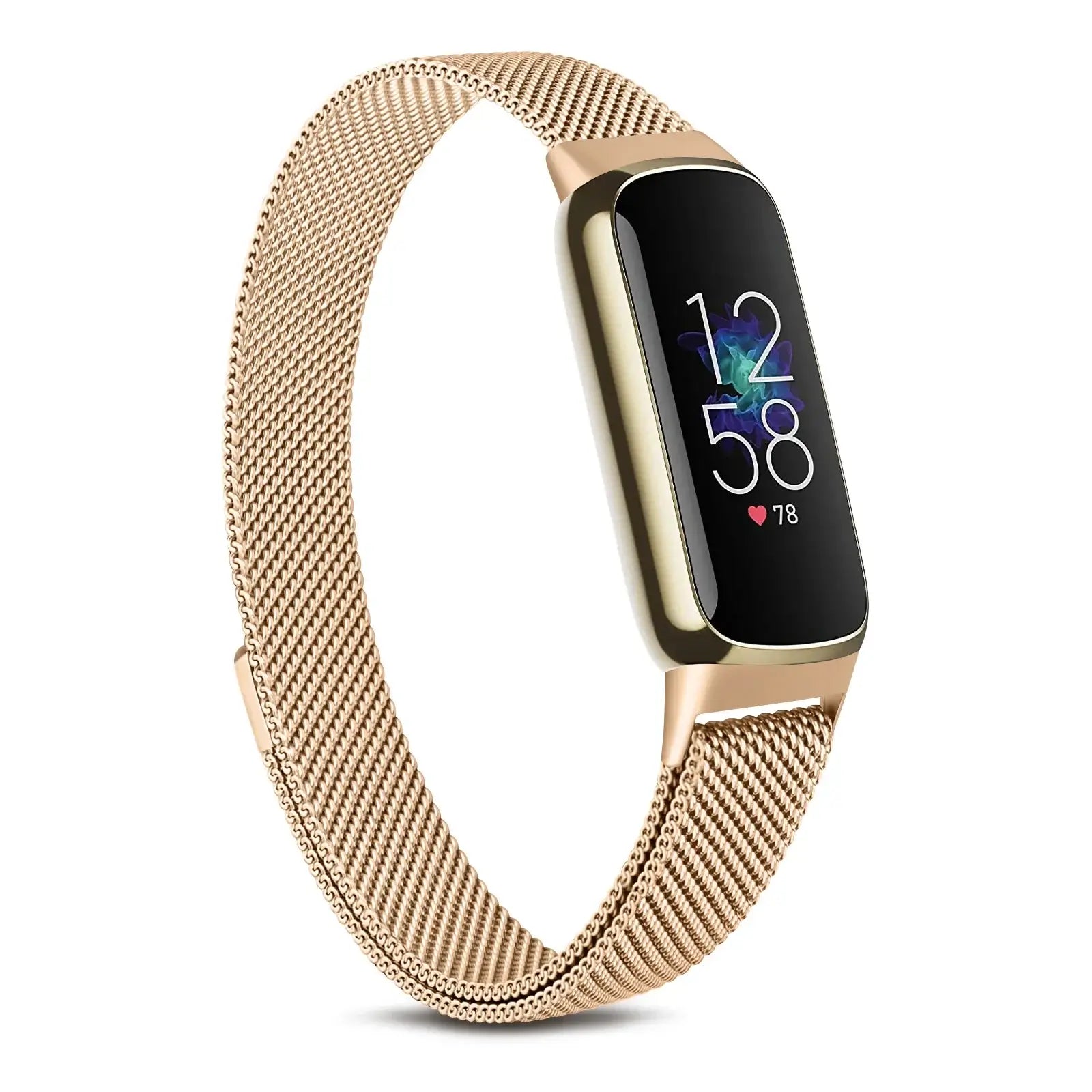 Fitbit Luxe Steel Magnetic Band - Elegant Mesh Design - SJB-DIAMOND ELITES