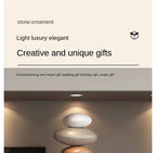 Modern Art Feng Shui Stone Resin Sculpture Wine Cabinet Decor Living Room Desktop Home Decoration Stone Statue Model Figurines