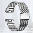 Garmin Stainless Steel Band - Durable Metal Strap Bracelet
