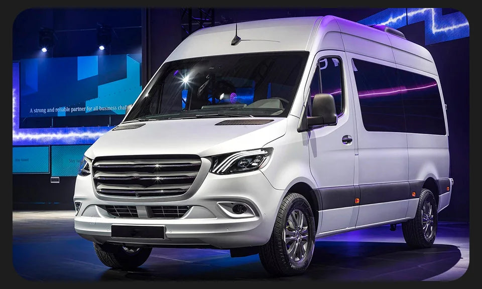 AKD Car Lights for Benz Sprinter Headlight Projector Lens Maybach Style Head Lamp DRL Automotive Accessories Lootquake LLC