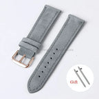 Polar Suede Leather Watch Strap For Polar Smartwatch - Handmade Quick Release