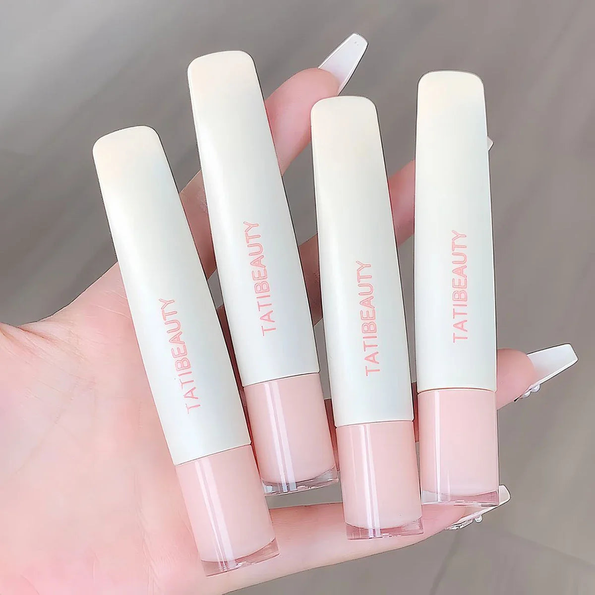 TATIBEAUTY Lip Jelly Essence Hydrating Lipstick Lip Gloss Lip Gloss Mirror Lip Gloss Lipstick Tender Pink Student Makeup Lootquake LLC