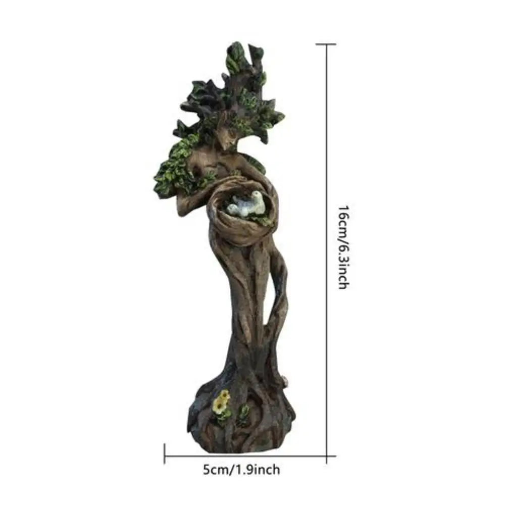 Goddess Statue Resin Sculpture Figurine Retro Witch Statue Goddess Spiritual Figurine Craft Art Statue for Home Decoration Lootquake LLC