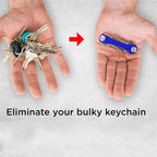 Smart key chain Mini Keychain Compact Key Decorative Holder Clip Home Storage Metal key Clip Aluminum Organizer Keychain Outdoor Lootquake LLC