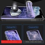 4pcs Anti Spy Privacy Soft Hydrogel Film For iPhone 13 12 11 14 Pro Max Mini X XR XS Max 6 14 7 8 Plus 12pro 13 Screen Protector Tempered Glass Screen Protector Guard for iPhone  HD Clear Scratch Resistant Anti-Fingerprint Tempered Glass Film Stevvex