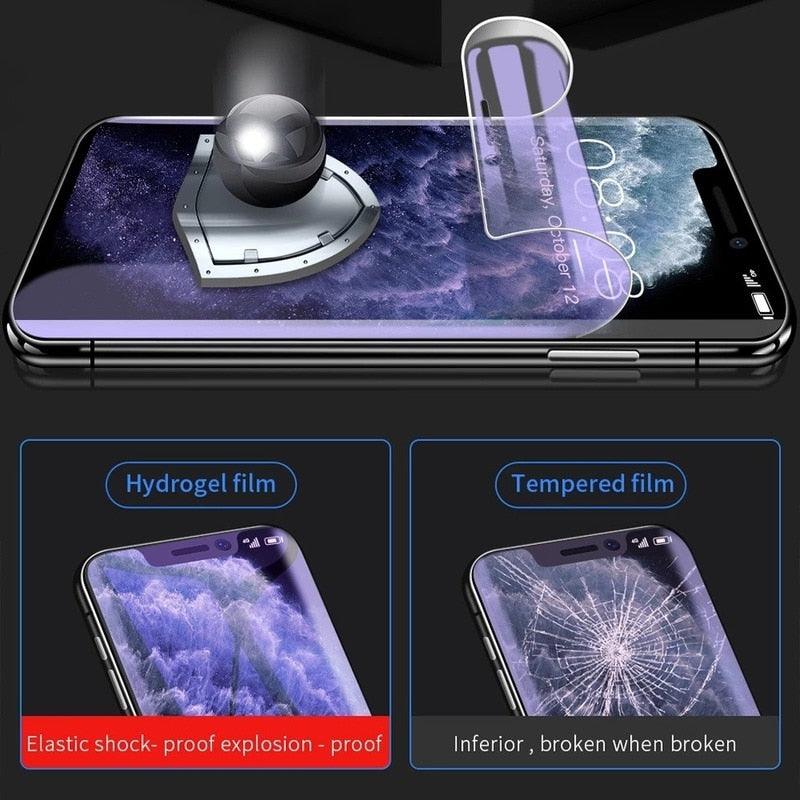 4pcs Anti Spy Privacy Soft Hydrogel Film For iPhone 13 12 11 14 Pro Max Mini X XR XS Max 6 14 7 8 Plus 12pro 13 Screen Protector Tempered Glass Screen Protector Guard for iPhone  HD Clear Scratch Resistant Anti-Fingerprint Tempered Glass Film Stevvex