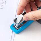 Deli Colorful Mini Stapler NO.10 Metal Effortless Fashion Staplers With Portable Compact Kawaii Stationery Shool Office Supplies Lootquake LLC