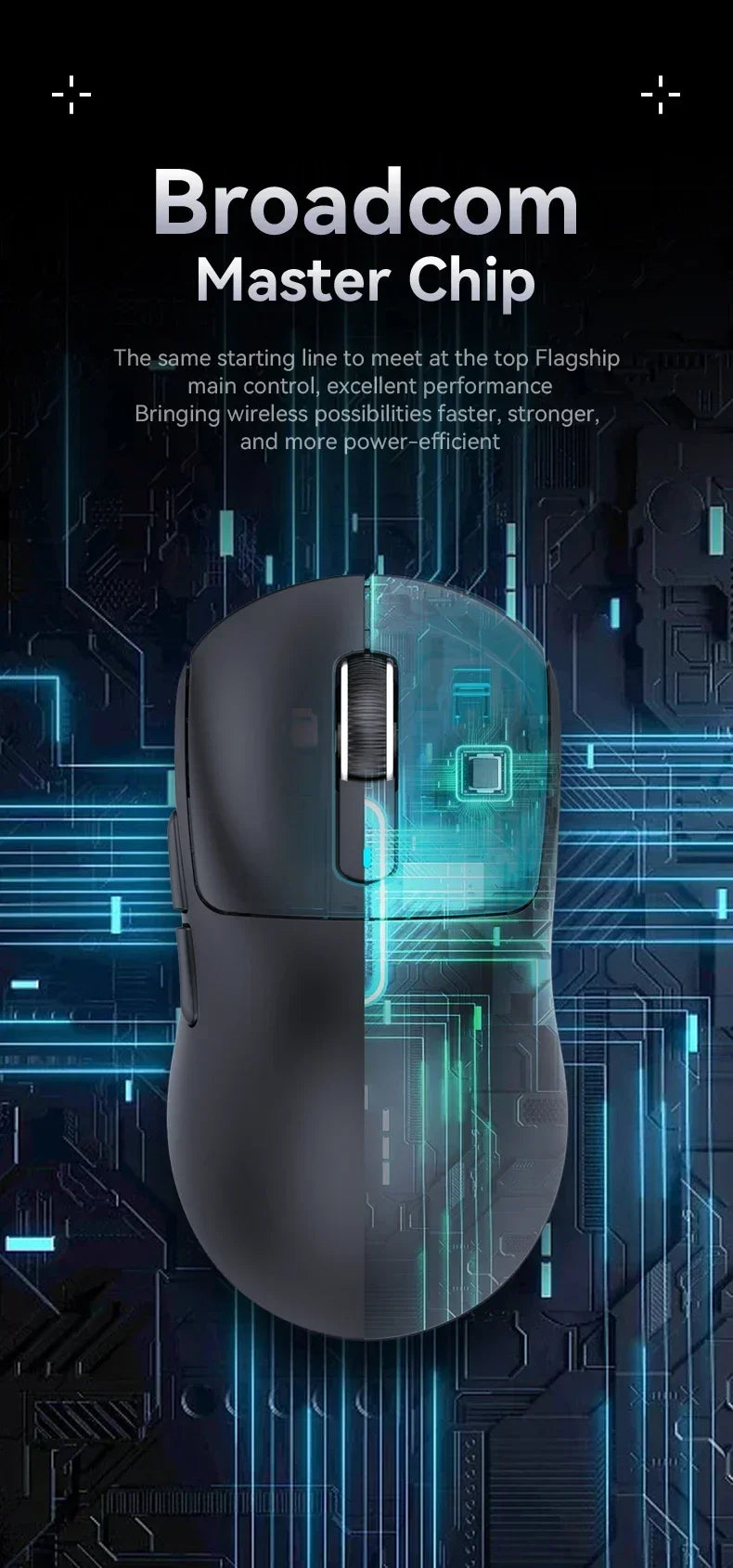 Attack Shark X3Pro Wireless  Gaming Mouse PixArt PAW3395 26000dpi Bluetooth Optical Mouse Tri-Mode Connection Macro Gaming Mouse Lootquake LLC