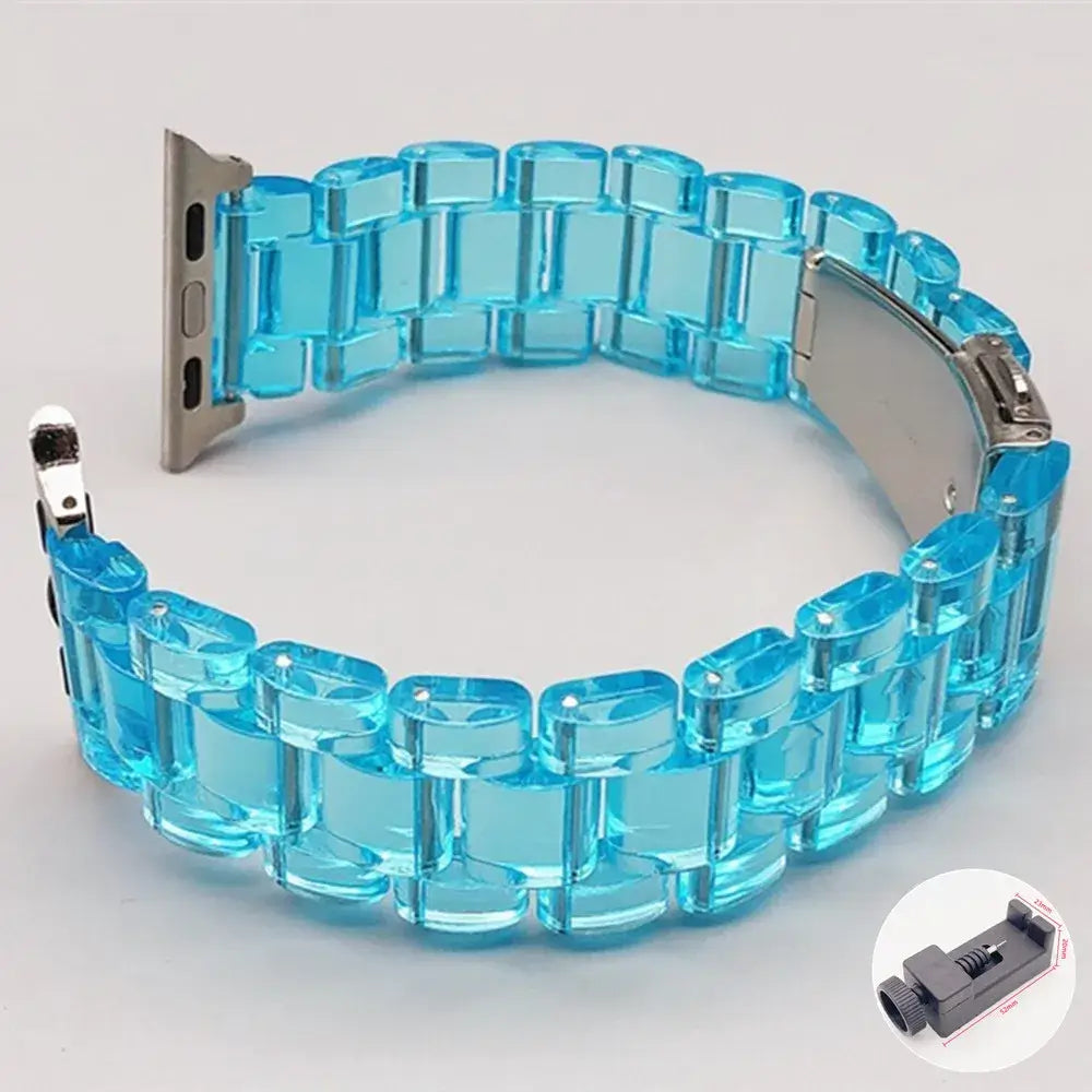 Apple Watch Resin Strap - Stylish, Durable Design - SJB-DIAMOND ELITES