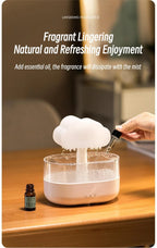Mi Mushroom Air Humidifier Wireless Fragrance Diffuser Bedroom Essential Oils Diffuser Rain Cloud Night Light Home Appliance Lootquake LLC