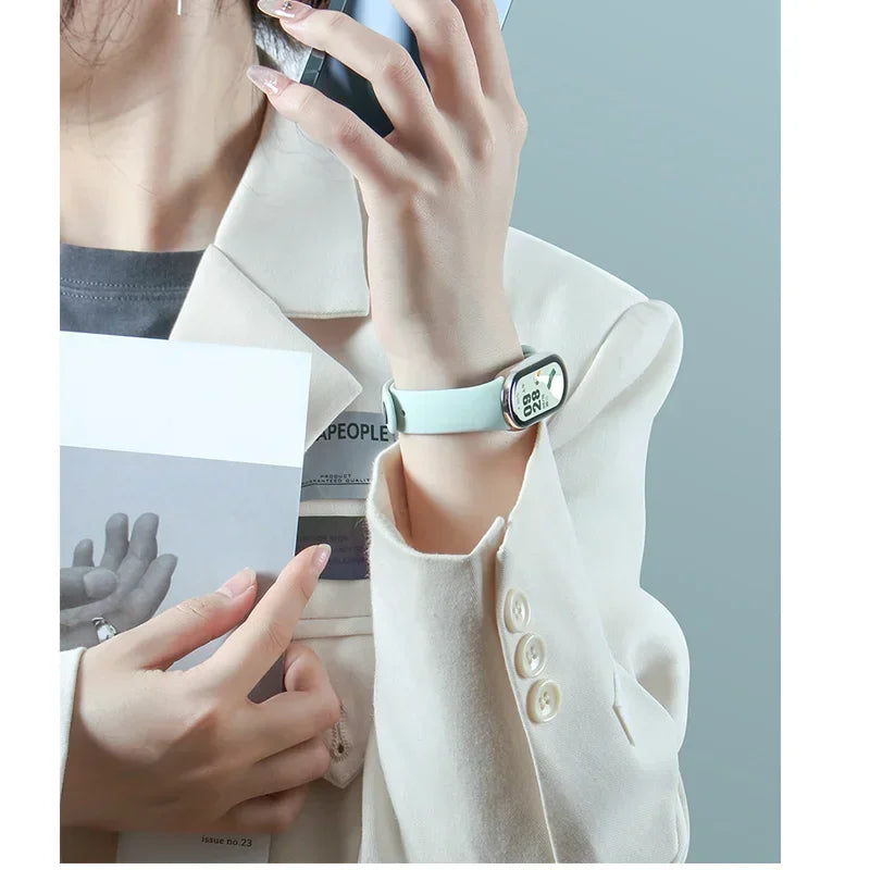 Sport Watchbands For Xiaomi Mi band 8-9 NFC Replacement miband9/8 silicone Bracelet waterproof Strap smart mi band 9 Accessories Lootquake LLC