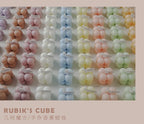 A square ball-shaped scented candle, a colorful birthday gift, a handcrafted candle, and a cute-shaped scented candle Lootquake LLC