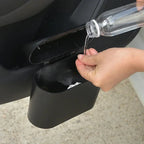 Car Trash Bin Hanging Vehicle Garbage Dust Case Storage Box Plastic Pressing Square Trash Can Type Auto Car Supplies Lootquake LLC