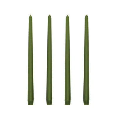 30CM Taper Candle 4 Pack - Home Interior Long Burning Dripless and Smokeless Candles Unscented - Valentines Candles for Home Lootquake LLC