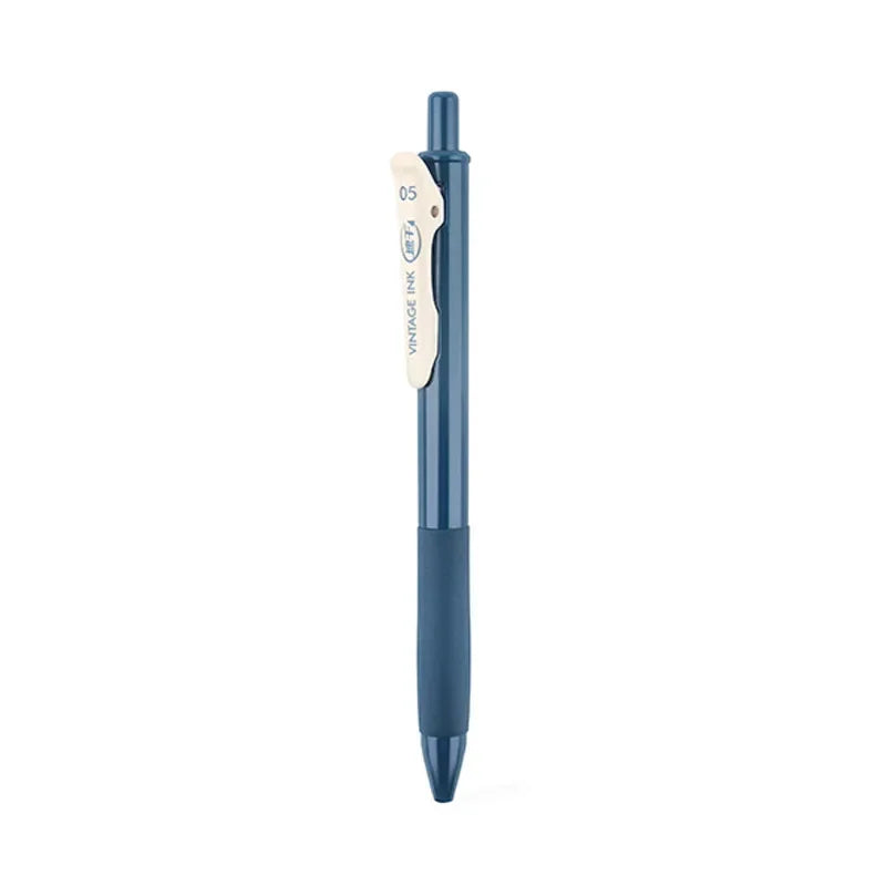 1pc Quick Dry Retro New Color Gel Ink Pen 0.5mm Vintage Pen for Journaling DIY Gift Card Coloring Drawing School Office Supplies Lootquake LLC