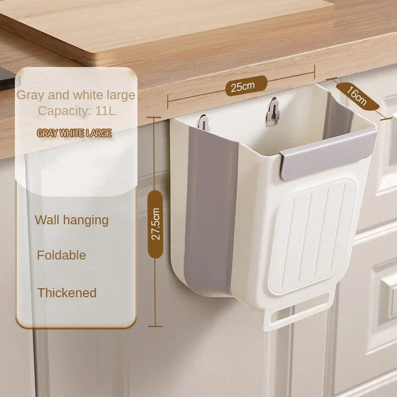 Kitchen Wastebasket Garbage Can Recycle Bin Save Space Automatic Sensor Trash Can Food Waste Durable Thicken Organizer Backpack