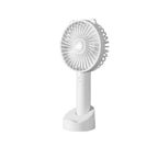 USB Mini Handheld Fan Cooler Portable Small Charging Fan Mini Silent Charging Desk Dormitory Office Student Gifts Long Personal Small Desk Fan with Base, Lightweight Rechargeable USB Handheld Fan Stevvex