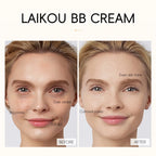 Natural Finish Foundation Cream 30ml Lightweight BB Cover Dark Circles Pores Oil Free Long Lasting Makeup Base Lootquake LLC