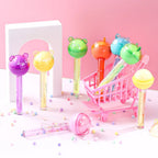 2 In 1 Cute Lollipop Lip Gloss Moisturizing Lip Plumper Lip Balm Lipstick Mineral Oil Lip Nutritious Lips Care Makeup Cosmetics Lootquake LLC