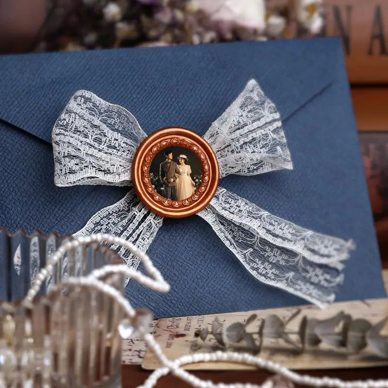 Photo Frame Series Sealing Wax Stamp Head Fire Paint Seal Wax Stamp Heads For DIY Scrapbooking Envelope Wedding Party Invitation Lootquake LLC