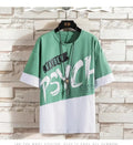 Men Casual T Shirt Letter Printed T-Shirt Hip Hop Y2K Streetwear Fashion Sport Gym Summer Washed Tops Men Clothing Trends 반팔 남자 Lootquake LLC