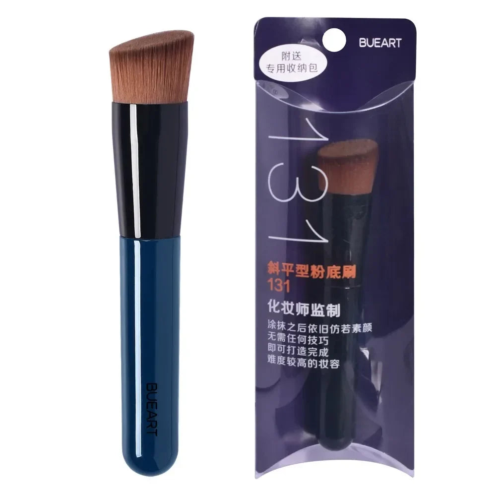 Flat Head Liquid Foundation Brush Angled Foundation Brush Tool Face Contour Foundation Concealer Makeup Brush Lootquake LLC