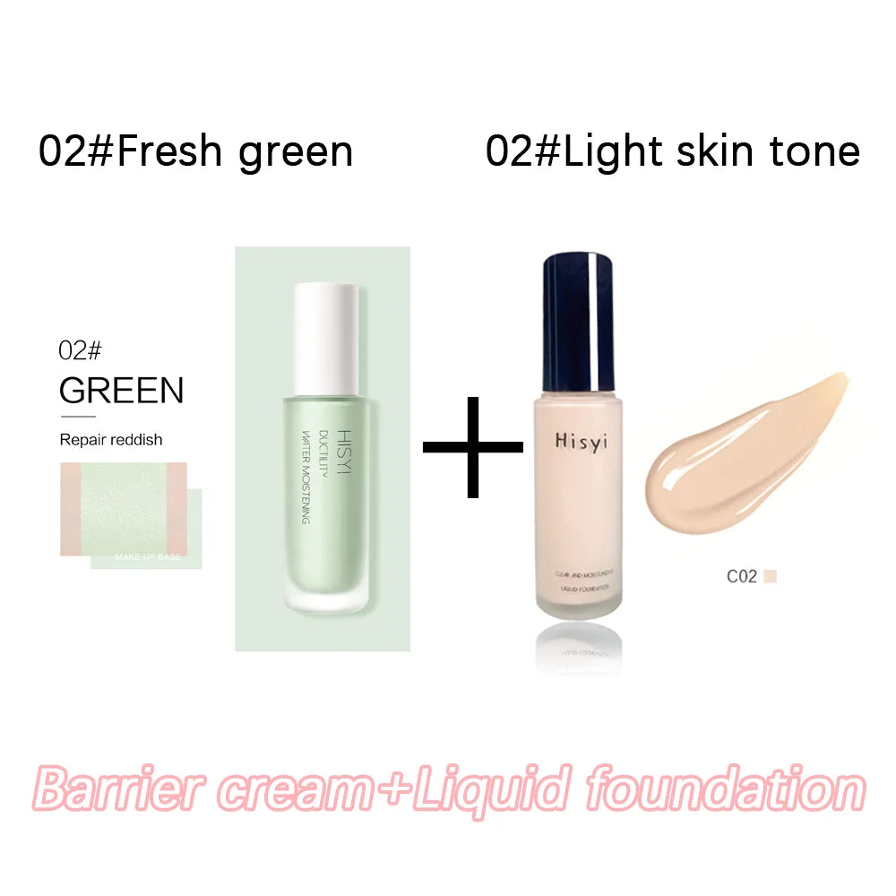 Liquid foundation naturally covers flaws without sticking powder, plain face cream, transparent foundation, conceals blemishes Lootquake LLC