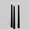 6pcs Tall Taper Paraffin Wax Candles Black Unscented Candles Bulk Pack Decorations For Wedding Home Party Events Lootquake LLC