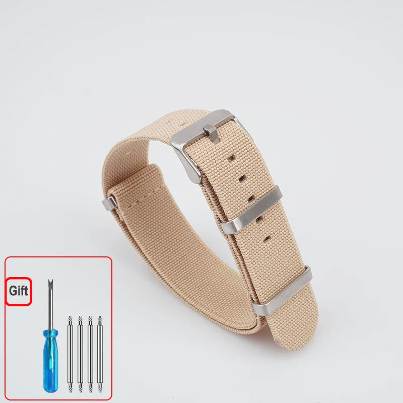 Amazfit Nylon Watch Band NATO Strap Waterproof Washable Elastic