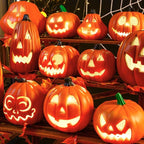 1Pc Decorative Pumpkin Halloween Props Lantern Decor Pumpkin Decoration Pumpkin Light Outdoor Halloween Decorationsation