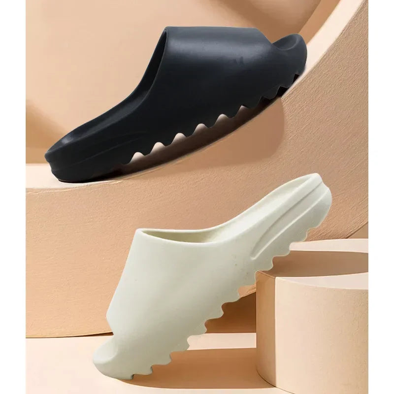 Size Super Soft Eva Sole Summer Slippers for Men Women Bottom Indoor Home Slides Sandals Beach Shoes Male Slippers Flip Flops Lootquake LLC