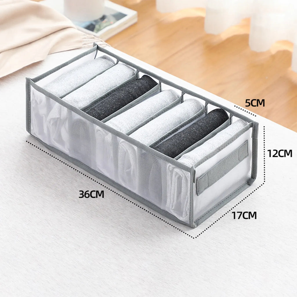 Fabric Underwear Bra Storage Box Underwear Sorting Box Panty Socks Compartment Storage Box Drawer Organizer Home Storage
