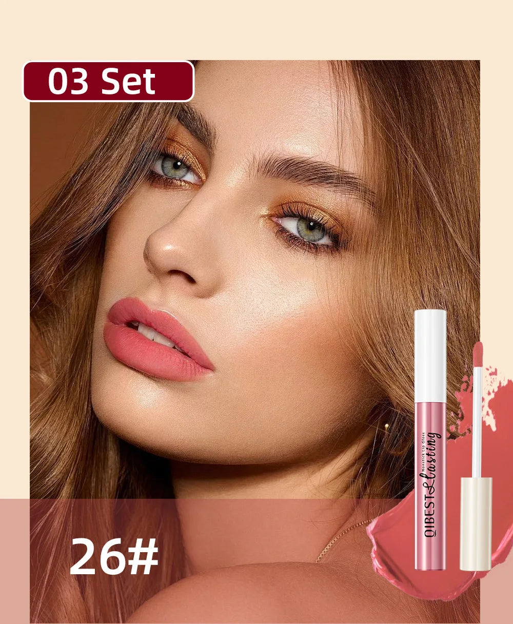 Luxury Matte Lip Gloss Set 12 Waterproof Shades Non Sticky Long Lasting Lipstick Kit For Daily Party Makeup Lootquake LLC