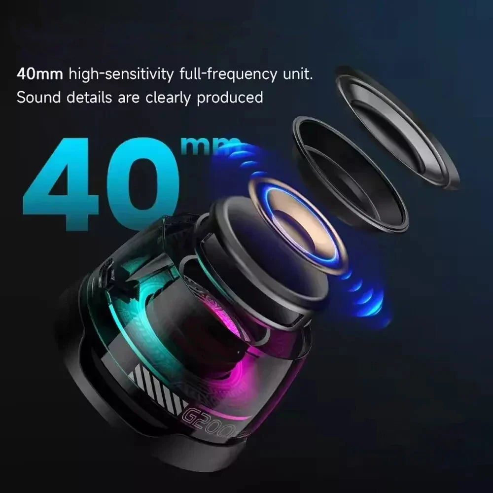 Mini Portable Bluetooth Speaker G200 RGB Color Light Magnetic Speaker BT5.3 Small Sound Box Phone Holder Wireless Loudspeaker Lootquake LLC